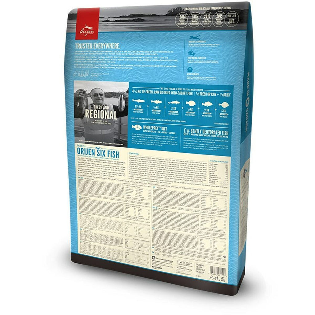 Aliments pour chat Orijen Adult Adulte Poisson 5,4 kg