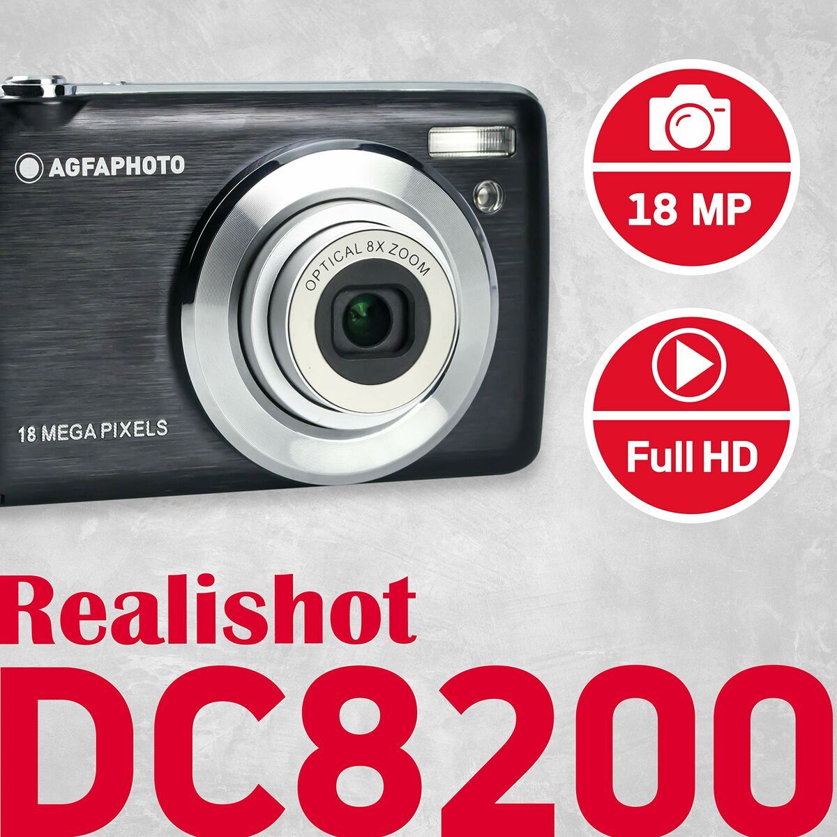 Appareil Photo Numérique pour Enfants DC8200 BLACK Noir