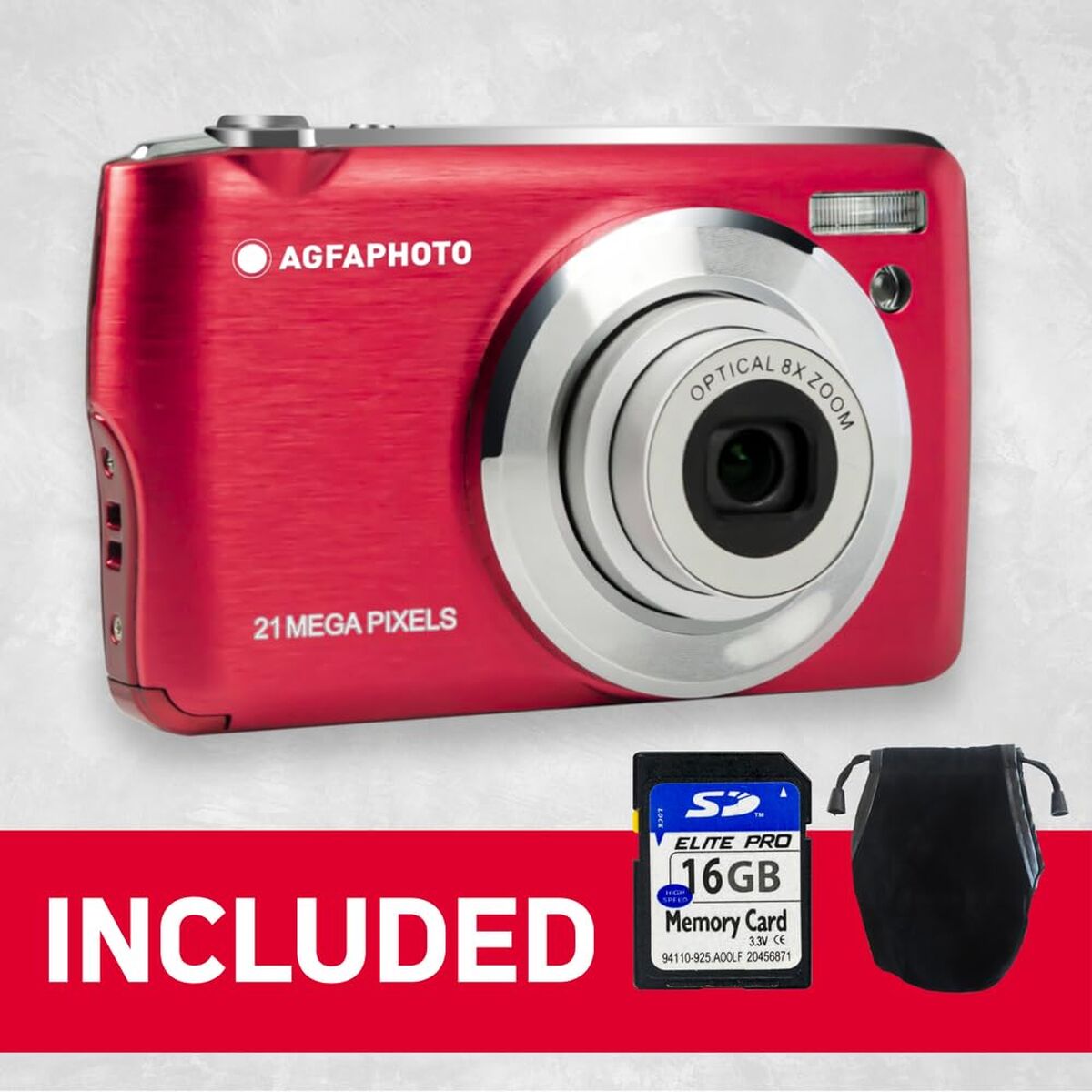 Appareil Photo Numérique Agfa DC8200 Rouge
