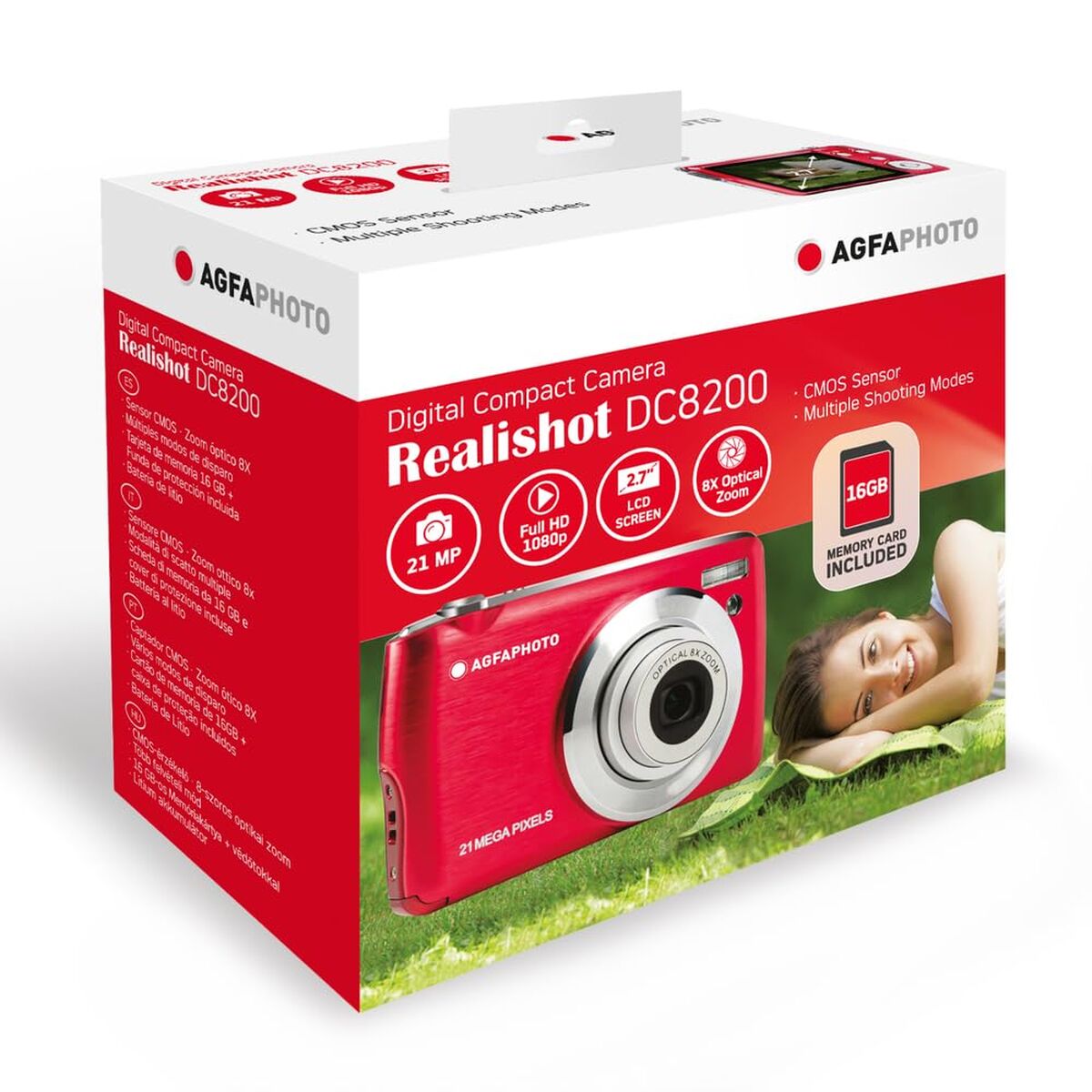 Appareil Photo Numérique Agfa DC8200 Rouge