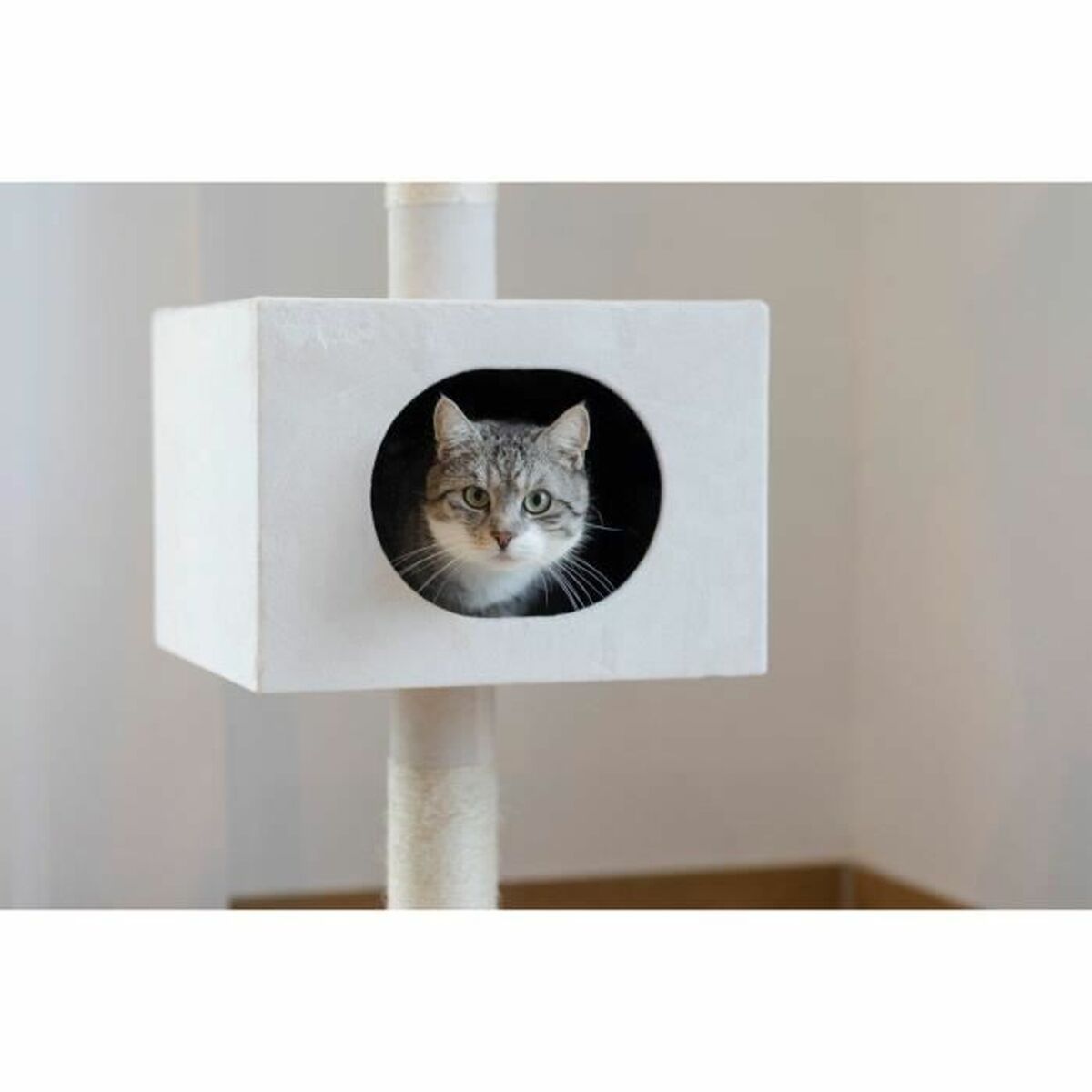 Arbre à chat Kerbl Blanc Sisal