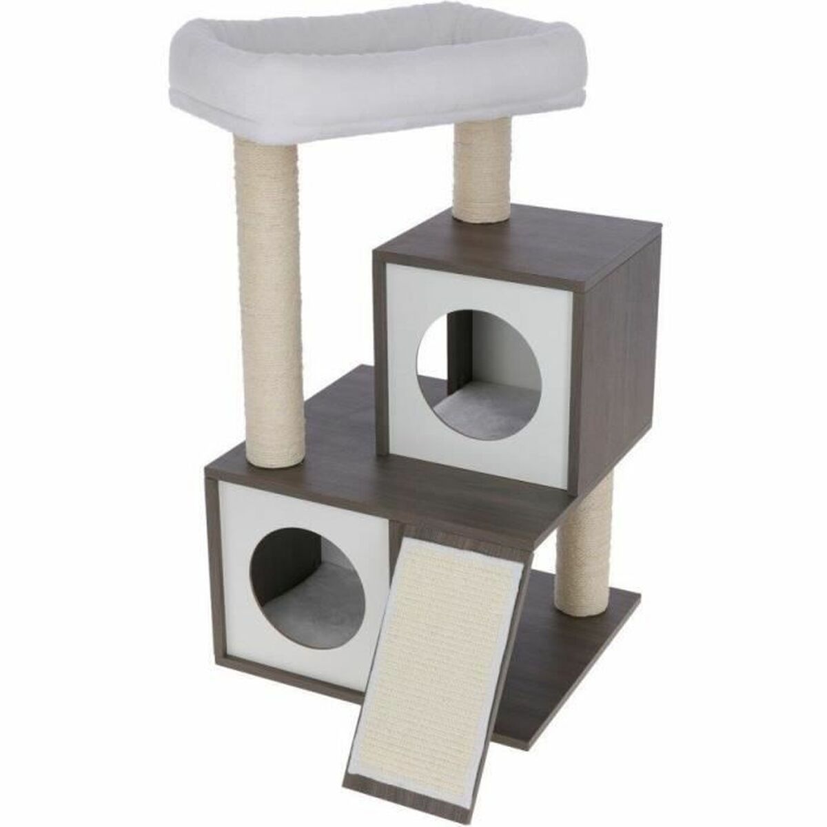 Grattoir pour Chats Kerbl Gris Blanc/Noir Sisal