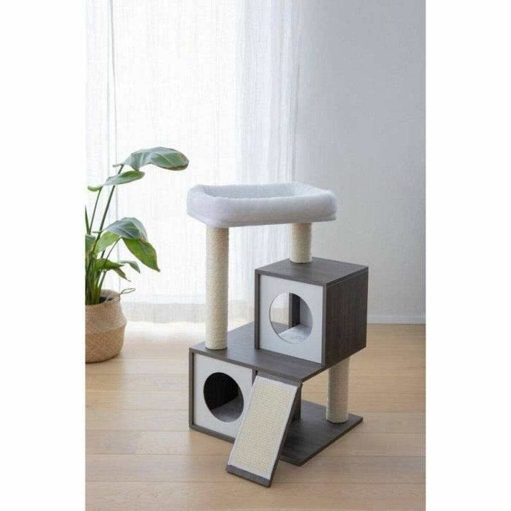 Grattoir pour Chats Kerbl Gris Blanc/Noir Sisal