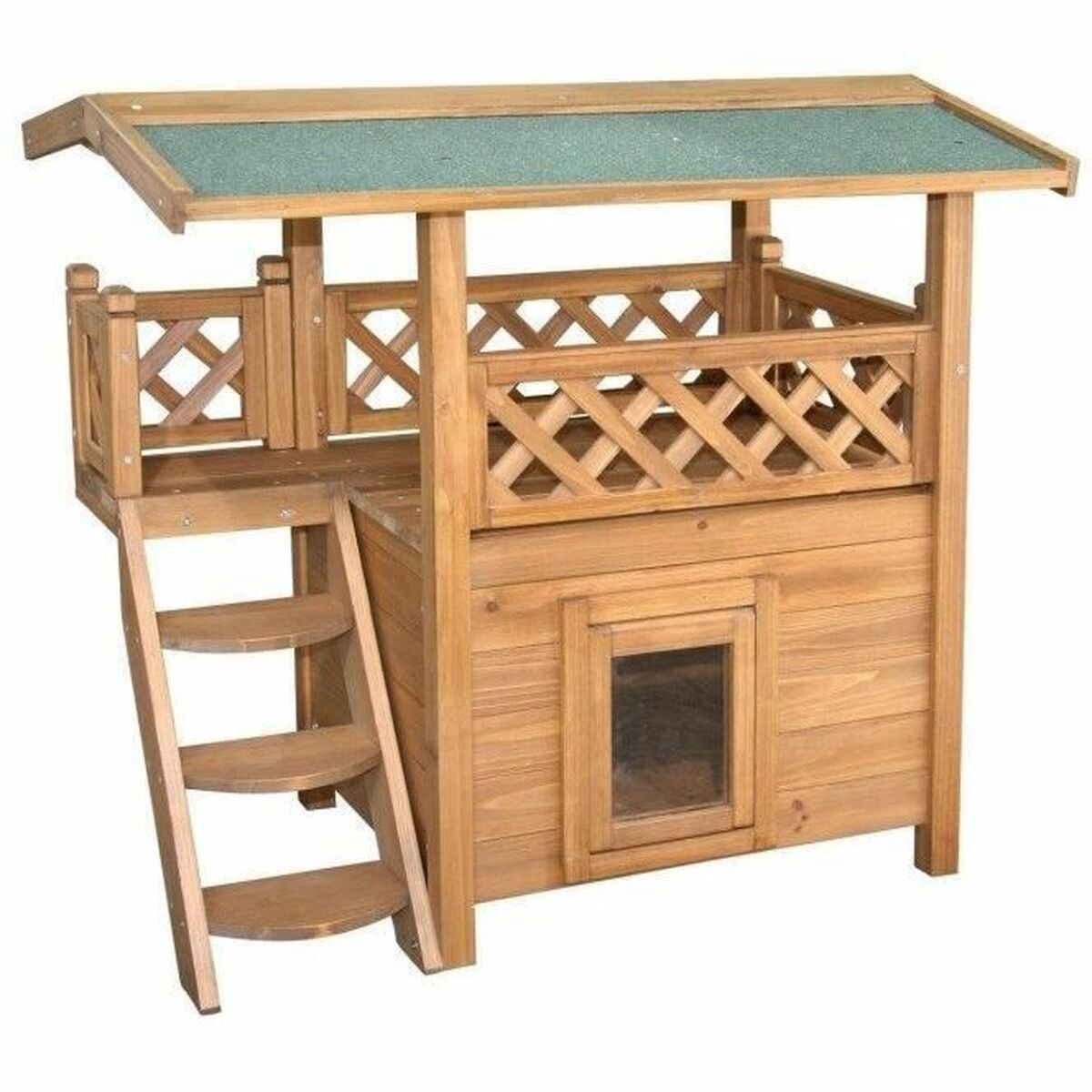 Cabane Kerbl Marron Vert 77 x 50 x 73 cm