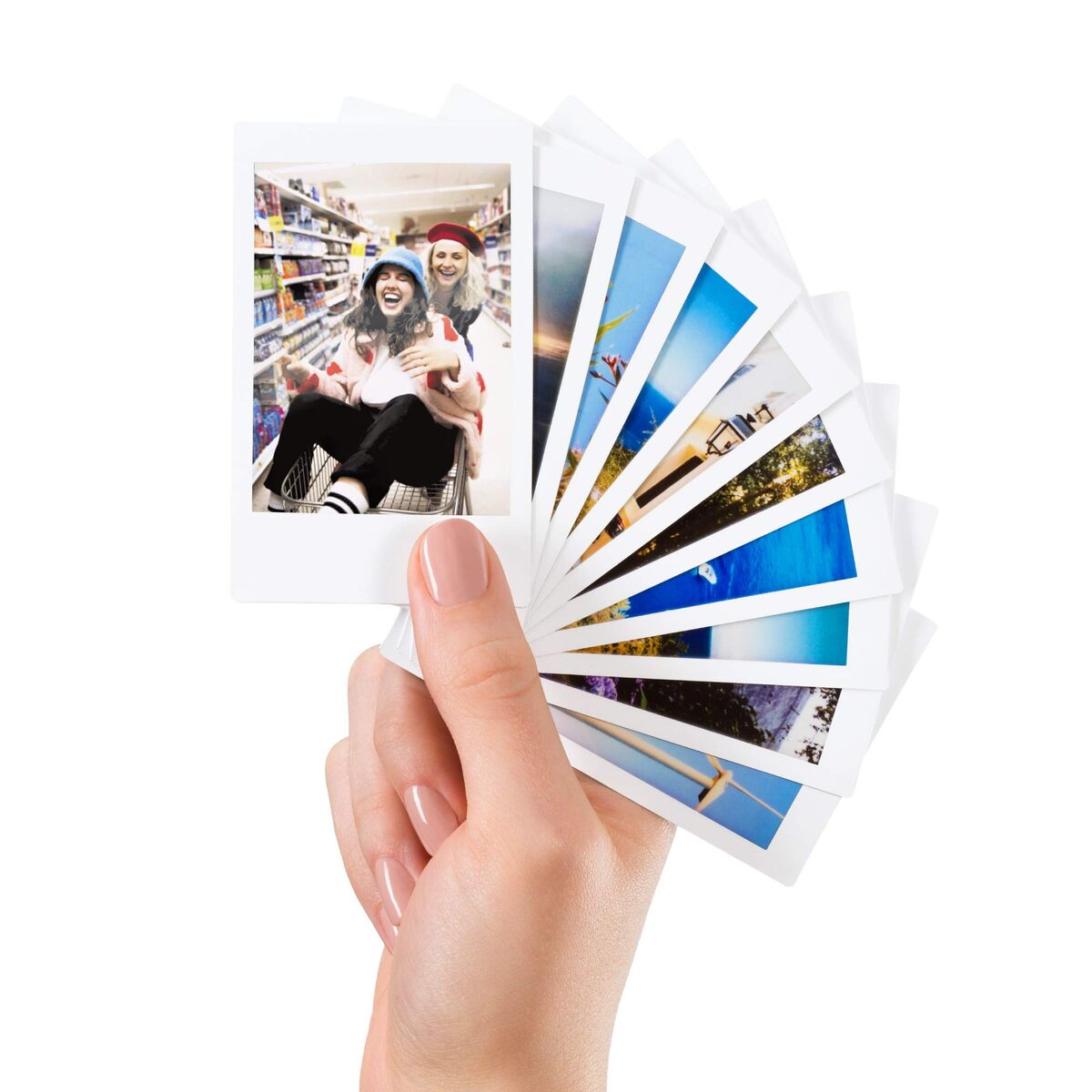 Appareil Photo Numérique Fujifilm INSTAX GLOSSY MINI 10 COPIAS Blanc