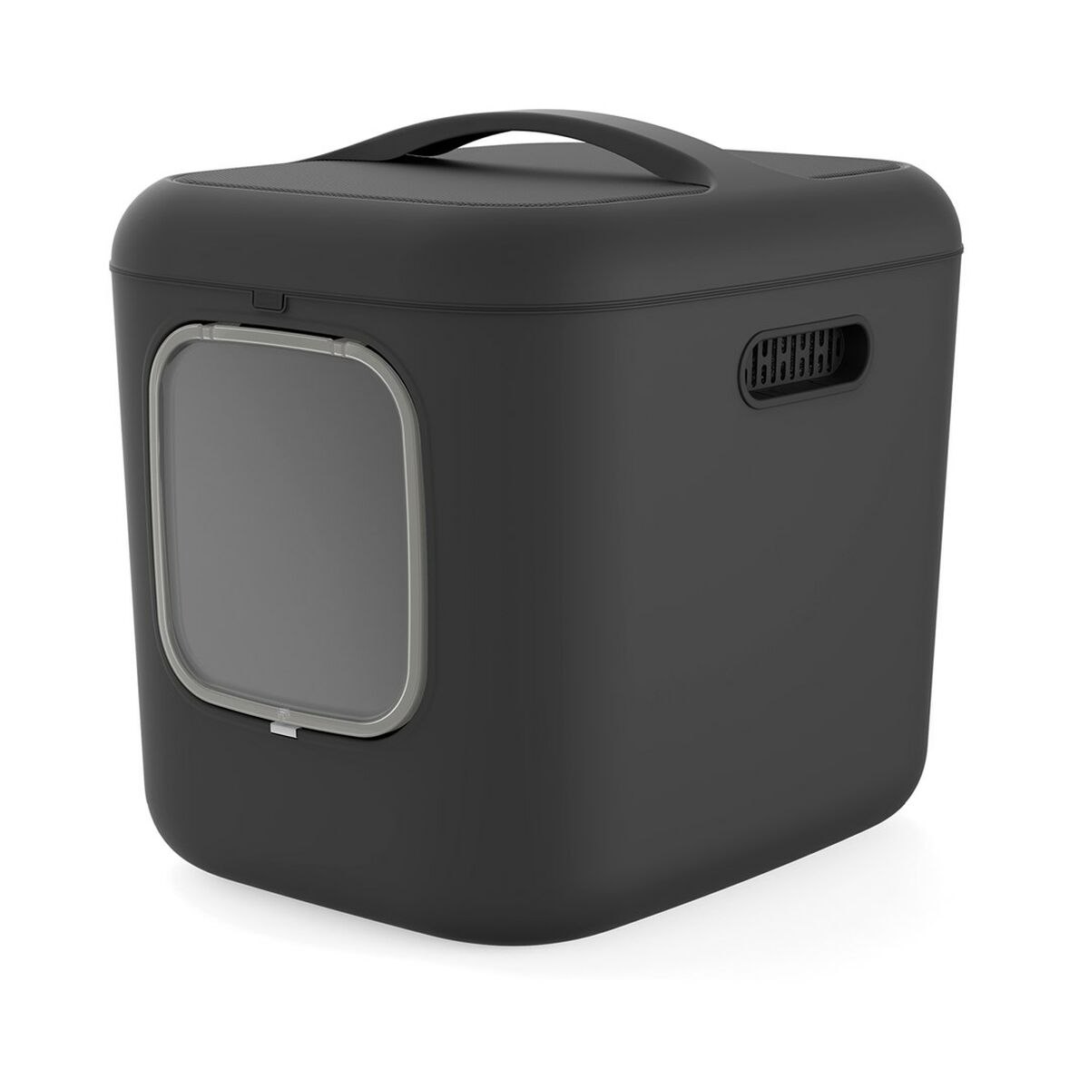 Bac à litière pour chats Rotho Biala XL anthracite Anthracite Plastique
