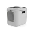 Bac à litière pour chats Rotho My Pet Biala XL Blanc Plastique recyclé