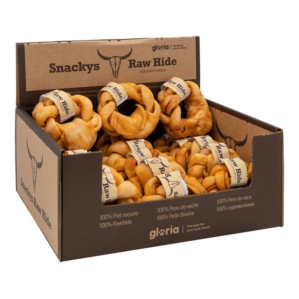 Snack pour chiens Gloria Snackys Rawhide Miel Tressé Donut