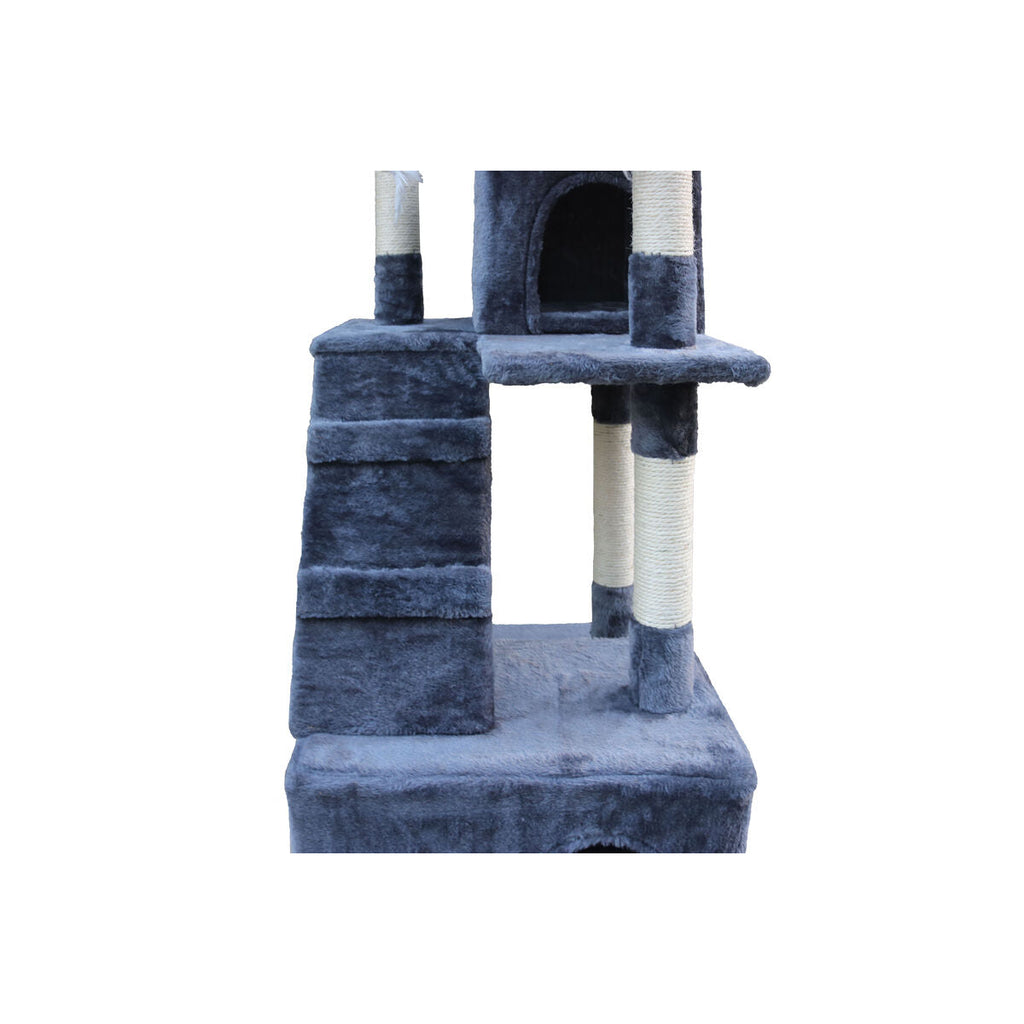 Arbre à chat Gloria Nilo Gris Polyester Bois Papier Plastique Sisal 7,5 cm