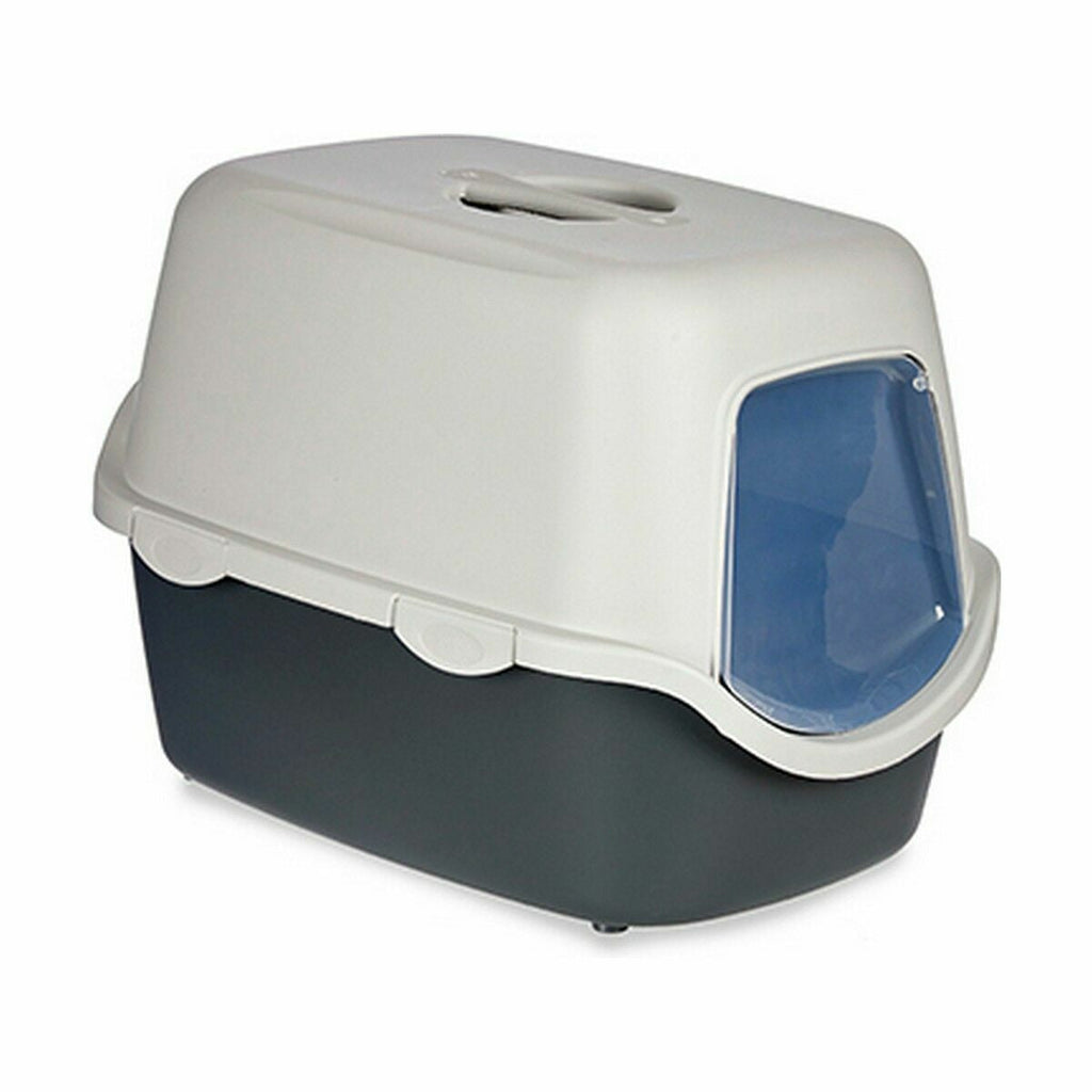Bac à litière pour chats Stefanplast Anthracite Gris clair Plastique 56,5 x 39,5 x 39 cm 39 x 29,5 x 56,5 cm 39 x 39,5 x 56,5 cm