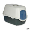 Bac à litière pour chats Stefanplast Anthracite Gris clair Plastique 56,5 x 39,5 x 39 cm 39 x 29,5 x 56,5 cm 39 x 39,5 x 56,5 cm