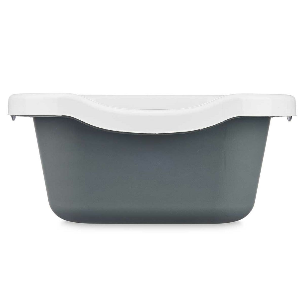 Bac à litière pour chats Mascow Blanc Anthracite Plastique 25 x 11 x 2 cm 0,38 x 16 x 58,5 cm (11 Unités)